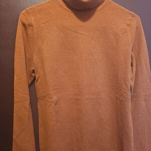 Duluth Rust Orange Turtleneck Sweater